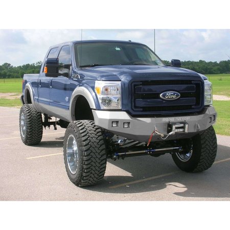 Road Armor 11-16 FORD SUPER DUTY FRONT STEALTH WINCH BUMPER-SQUARE LIGHT HOLES FO 611R0B